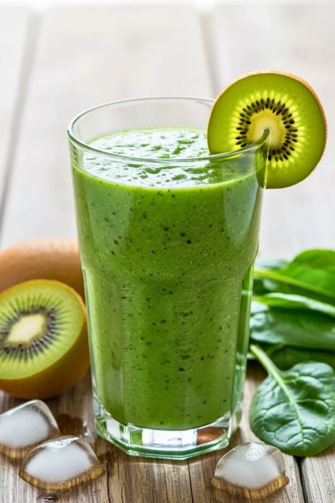 Kiwi Spinach Detox Smoothie