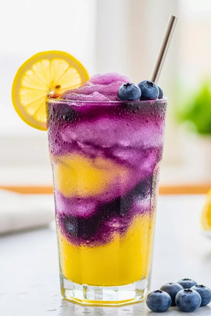 Lemon Blueberry Slushie