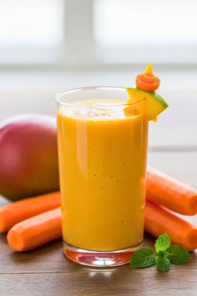 Mango Carrot Detox Smoothie