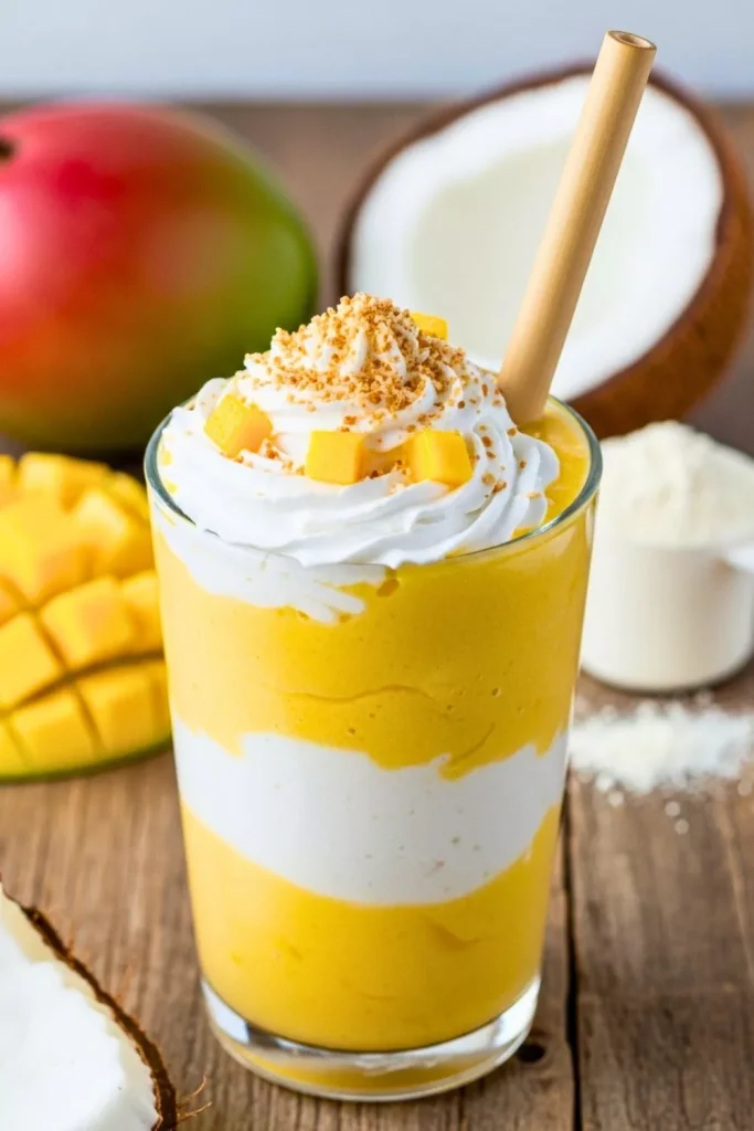 Mango Coconut Bulking Smoothie