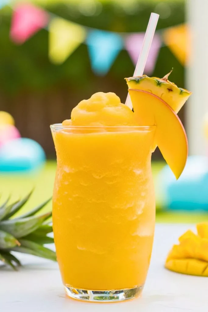 Mango Pineapple Slushie for Kids