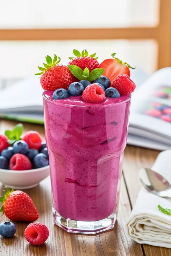 Mixed Berry Detox Smoothie