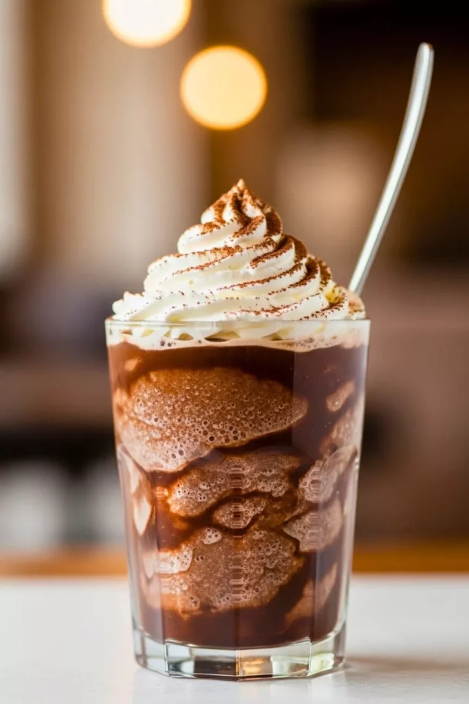 Mocha Ice Slushie Coffee