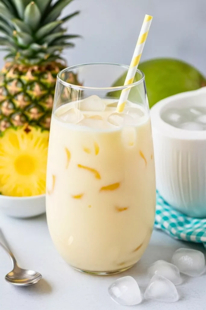 Non Alcoholic Piña Colada Punch