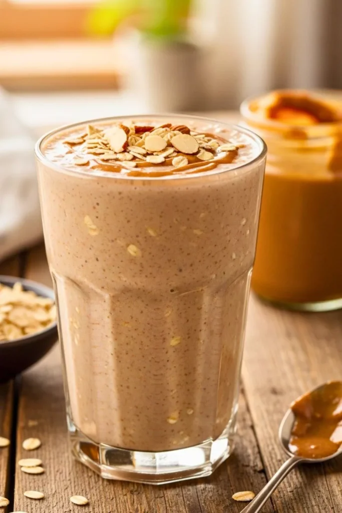 Oats and Almond Butter Smoothie