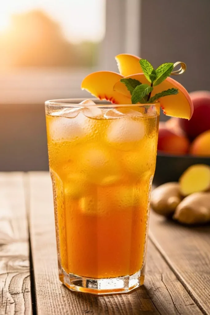 Peach Ginger Cooler