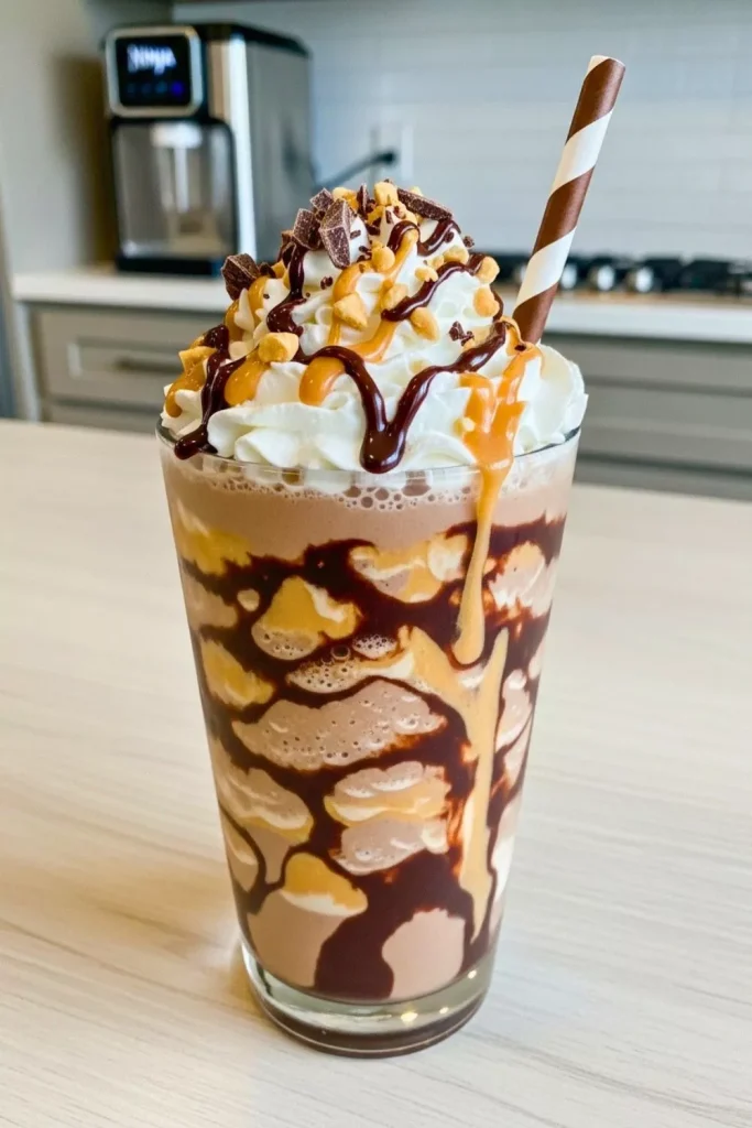 Peanut Butter Mocha Slushie Coffee