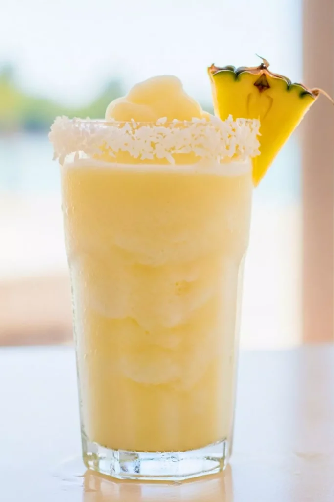 Pineapple Coconut Slushie