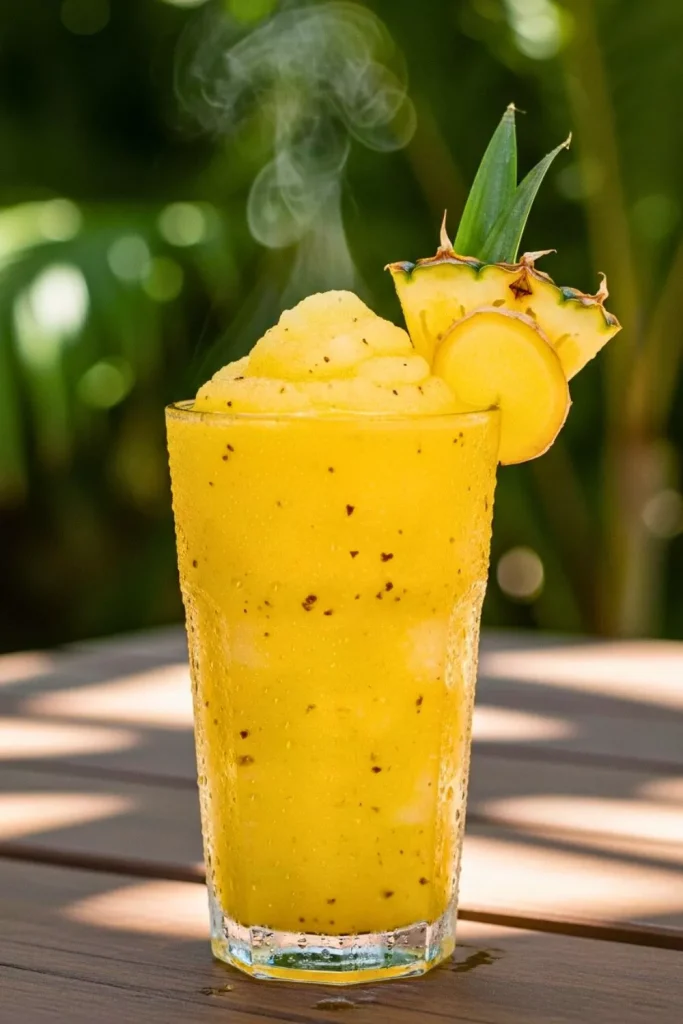 Pineapple Ginger Slushie