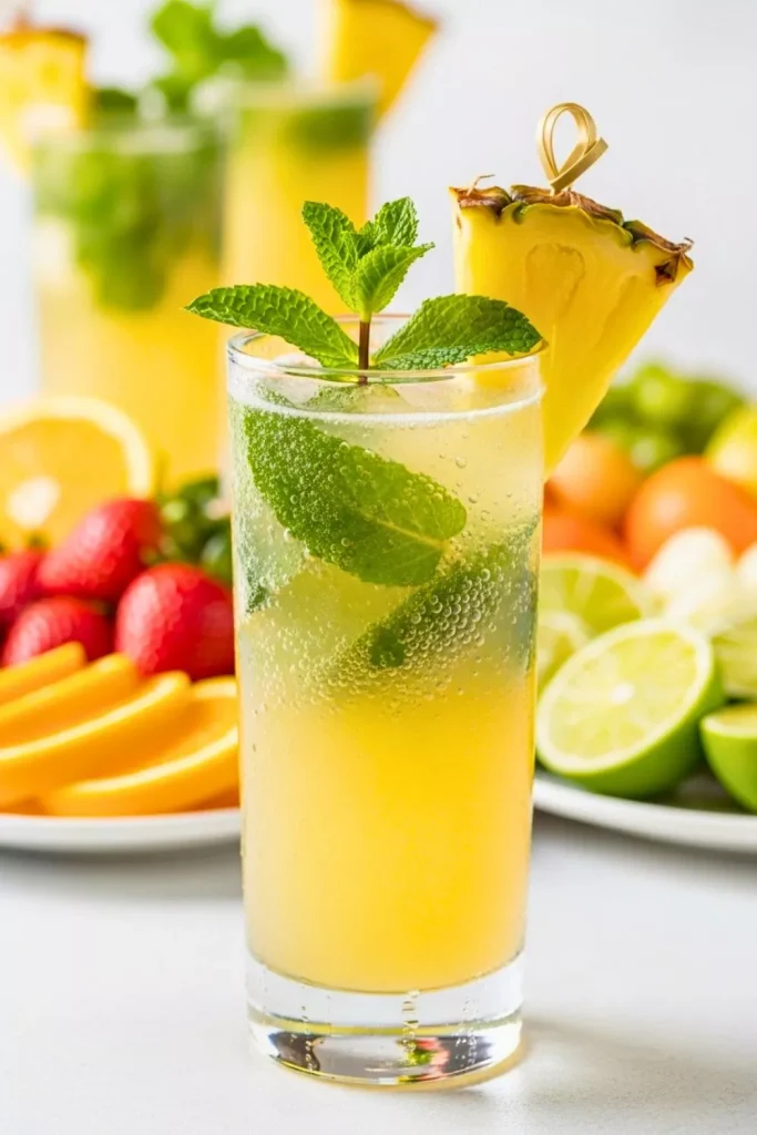 Pineapple Mint Fizz