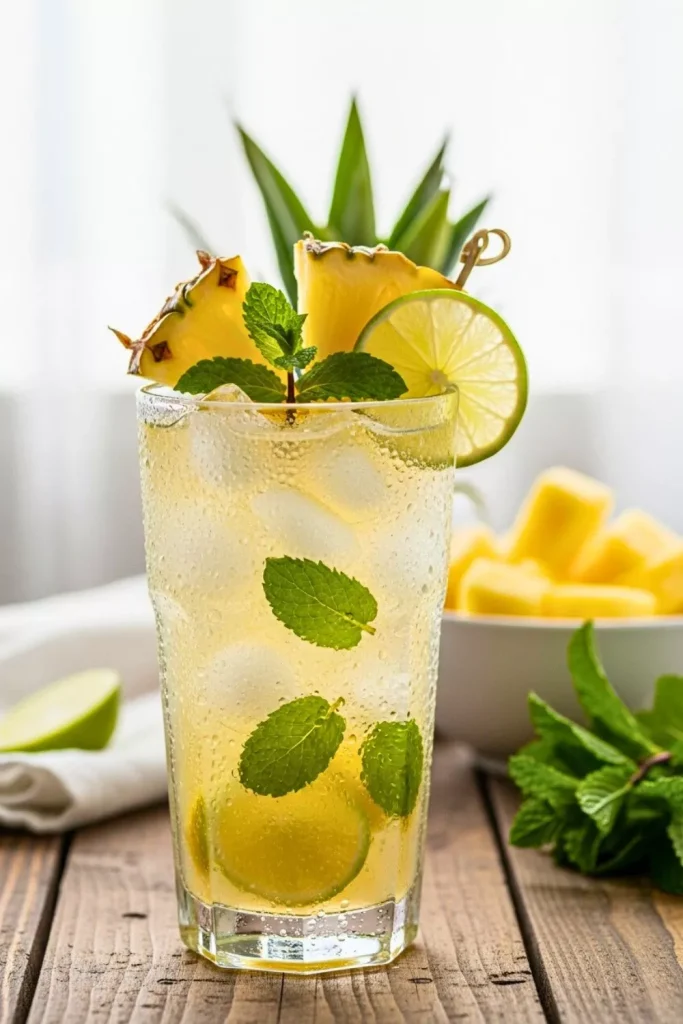 Pineapple Mint Refresher