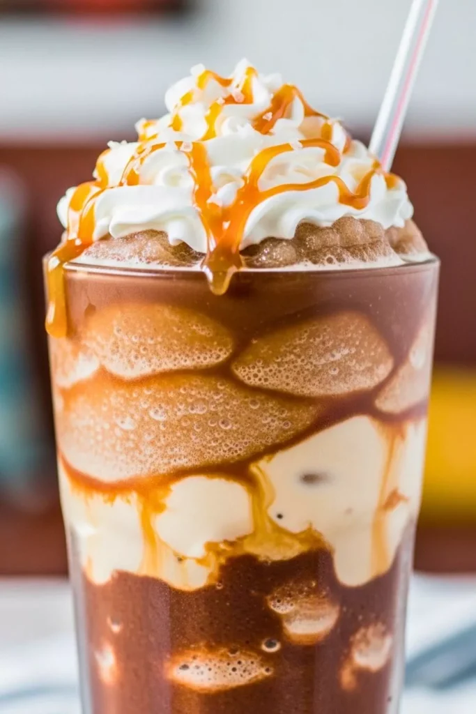 Salted Caramel Mocha Slushie Coffee