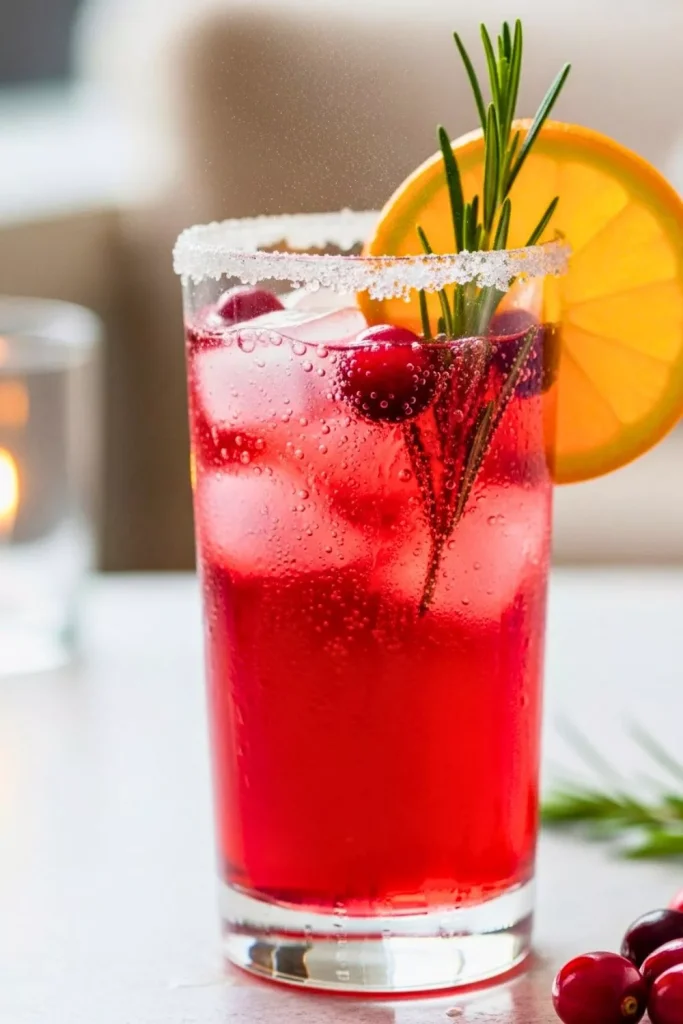 Sparkling Cranberry Citrus Mocktail