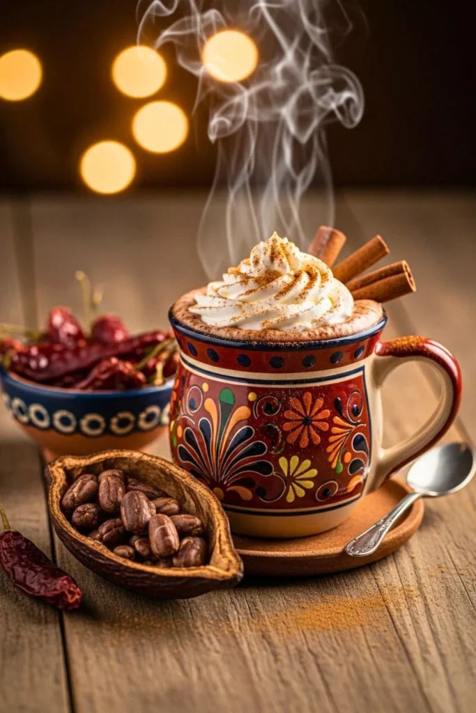 Spicy Chili Mexican Hot Chocolate