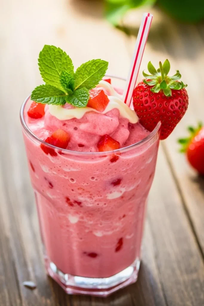 Strawberry Milk Frappe