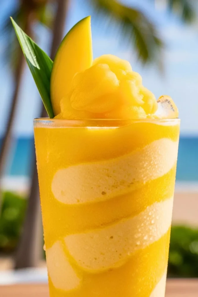 Tropical Mango Banana Slushie
