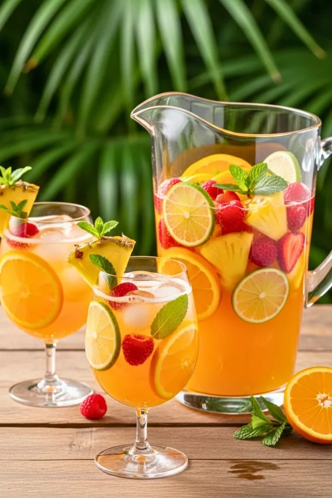 Tropical Pineapple Orange Sangria
