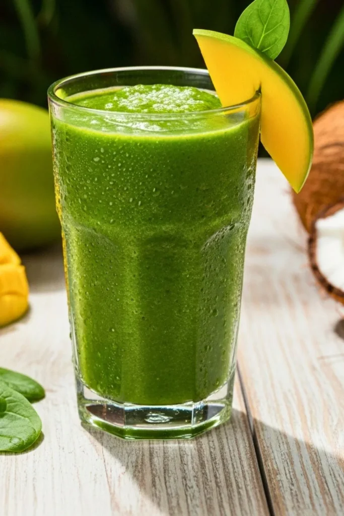 Tropical Super Greens Smoothie