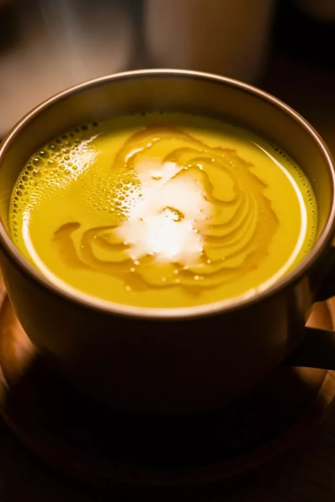 Turmeric Milk Throat Drink