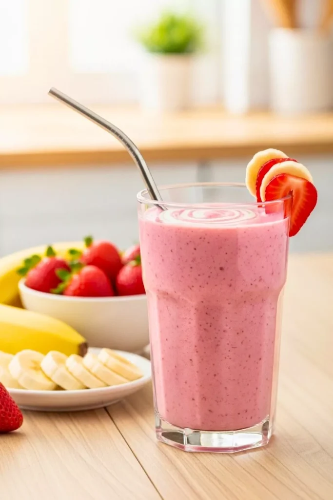 strawberry banana smoothie recipe