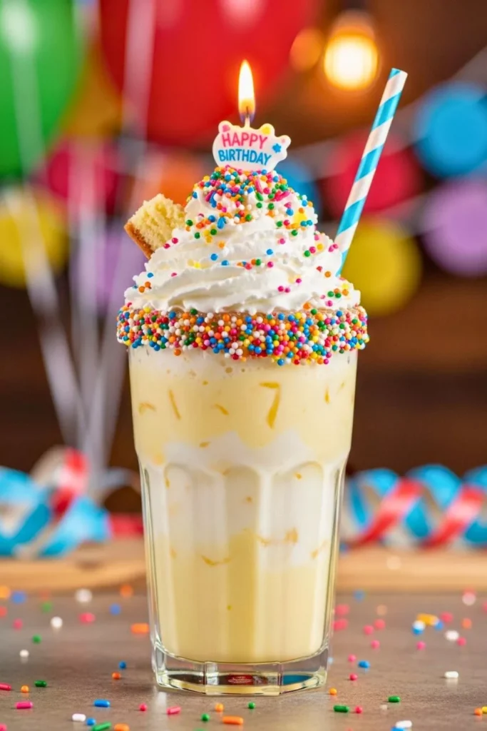 Birthday Cake Mixed Drink