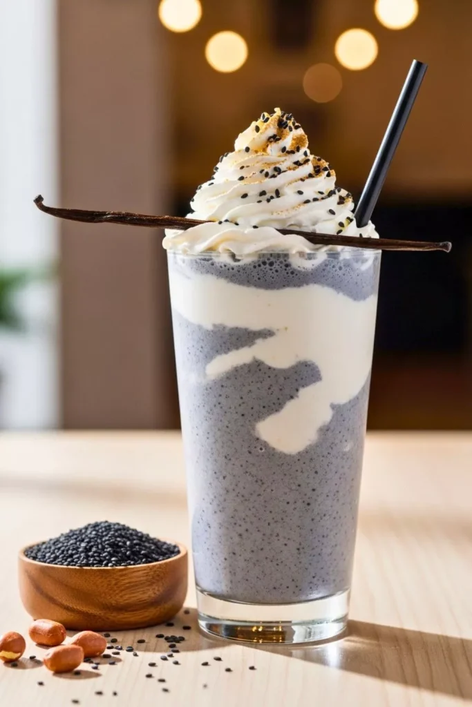 Black Sesame Vanilla Shake