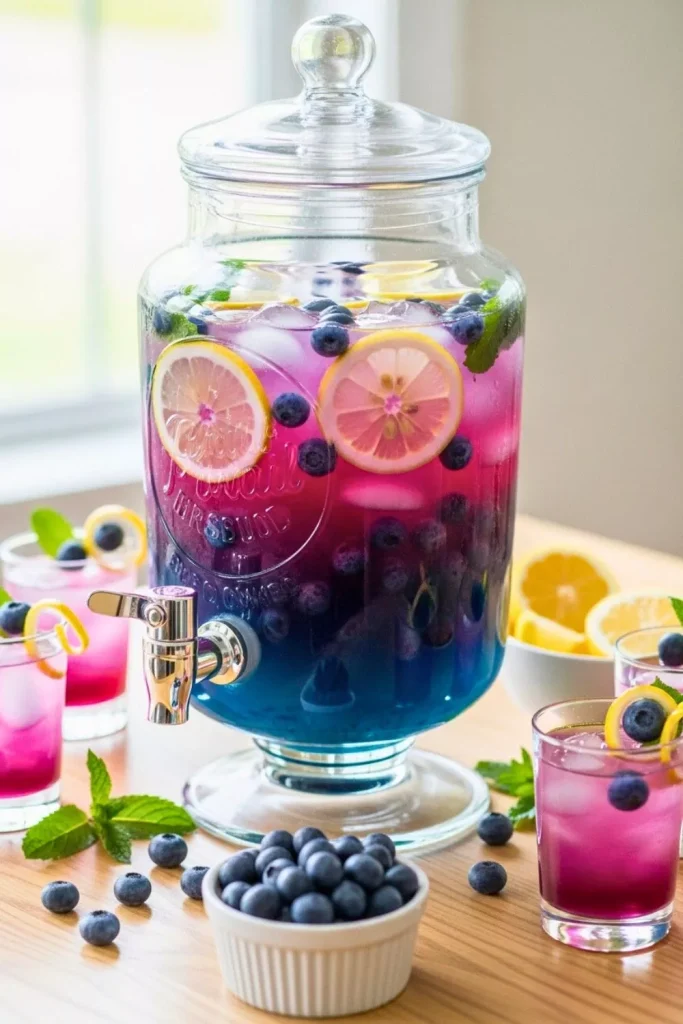 Blueberry Lemon Breakfast Punch