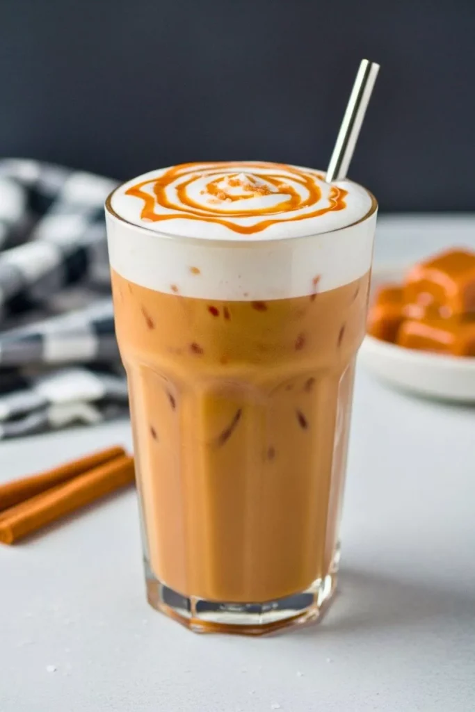 Caramel Salted Foam Ryze Latte