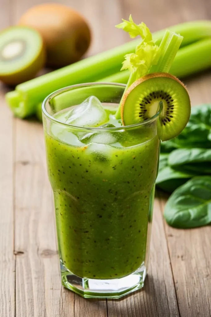 Celery Kiwi Green Juice