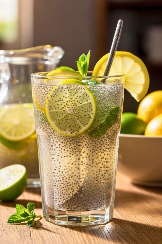 Chia Lemon Agua Fresca