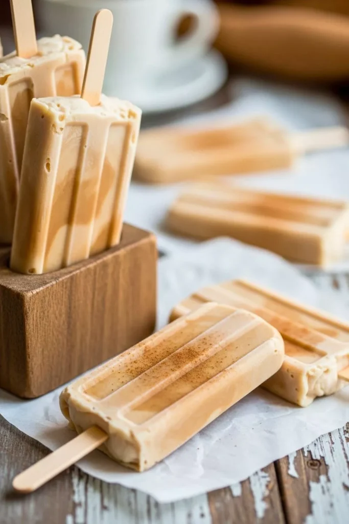 Cinnamon Latte Coffee Popsicles