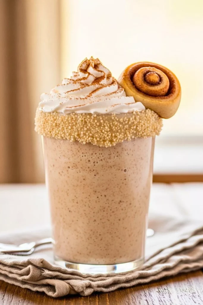 Cinnamon Roll Breakfast Shake