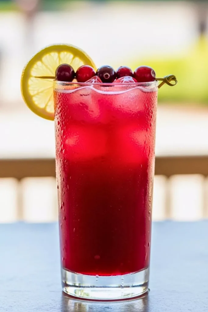 Cranberry Lemonade Refresher