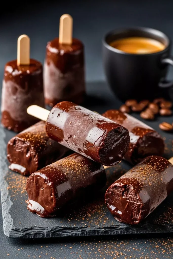 Espresso Fudge Pops