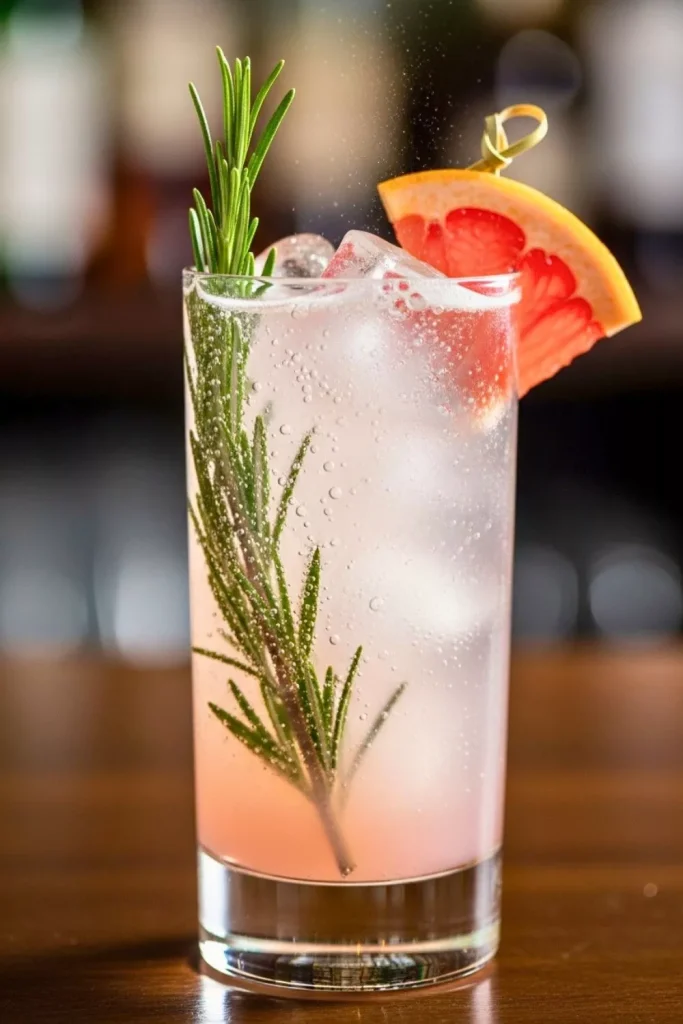 Grapefruit Rosemary Fizz
