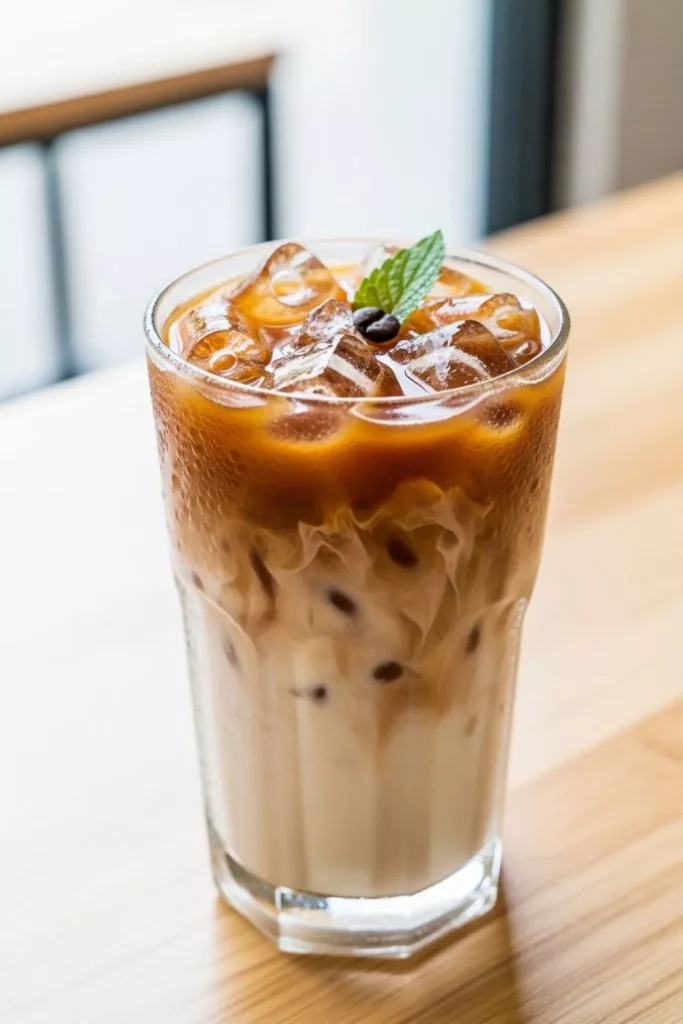 Healthy Iced Coffee with Almond Milk