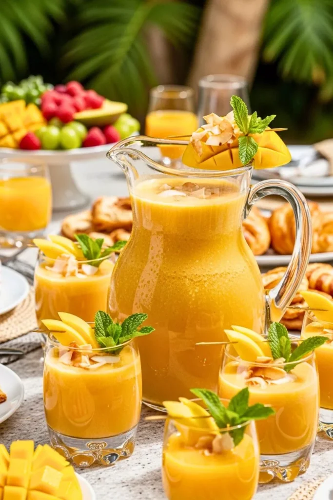 Mango Coconut Breakfast Punch