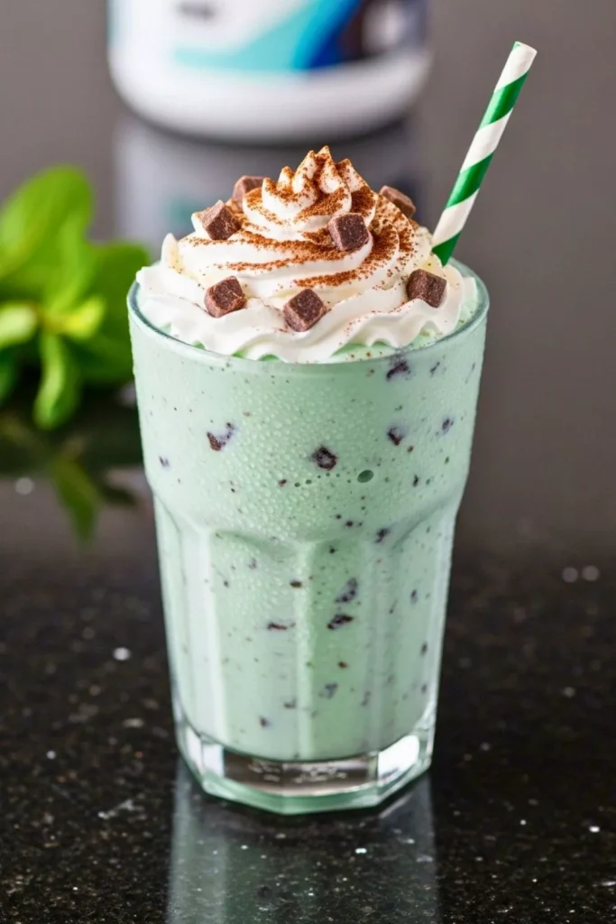 Mint Chocolate Protein Shake