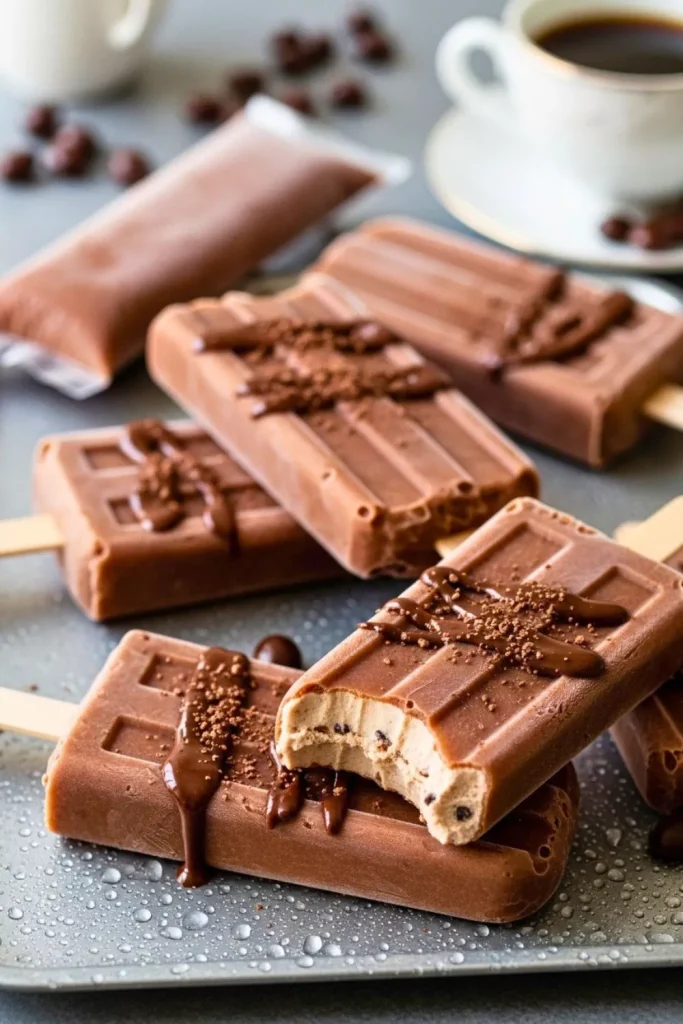 Mocha Coffee Popsicles