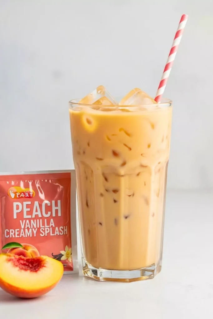 Peach Vanilla “Water Bar” Creamy Splash
