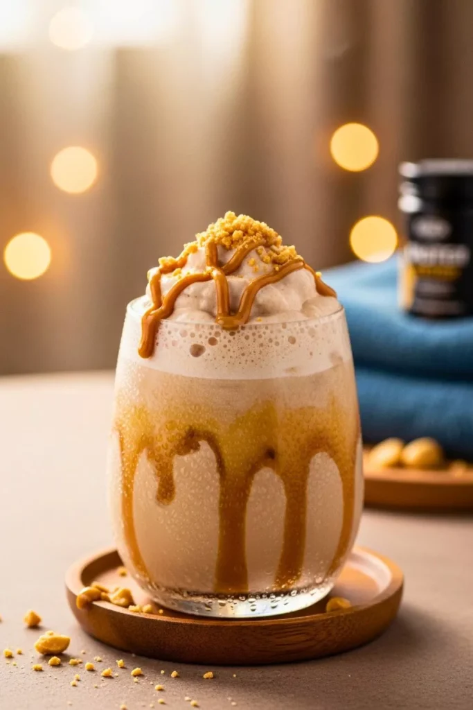 Peanut Butter Protein Iced Coffee