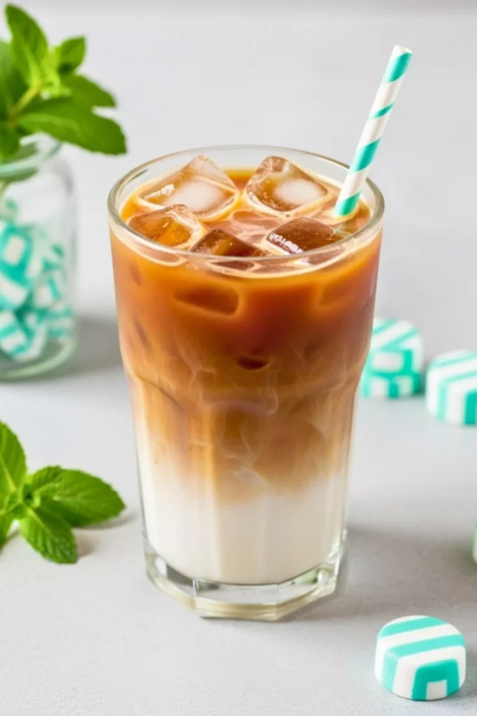 Peppermint Iced Ryze Latte