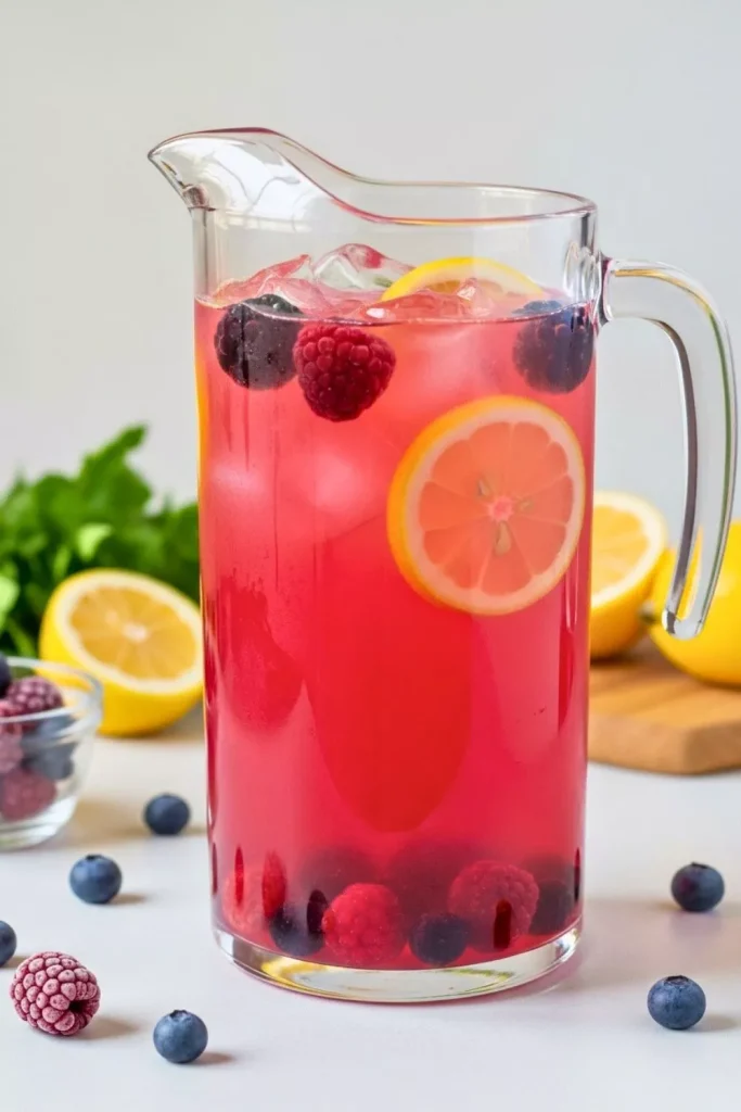 Pink Lemonade Berry “Fancy Water” Pitcher