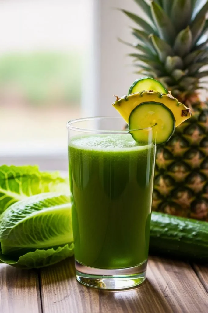 Romaine Pineapple Green Juice