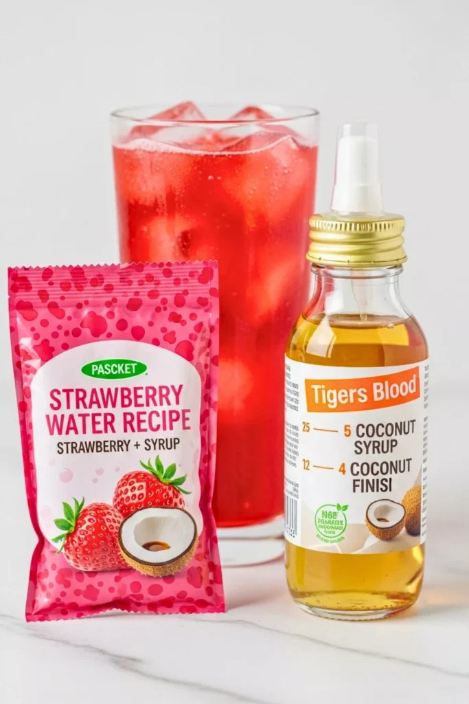 “Tigers Blood” Water Recipe