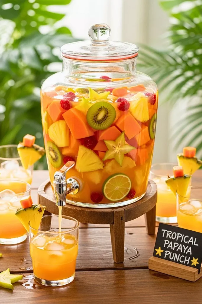 Tropical Papaya Punch