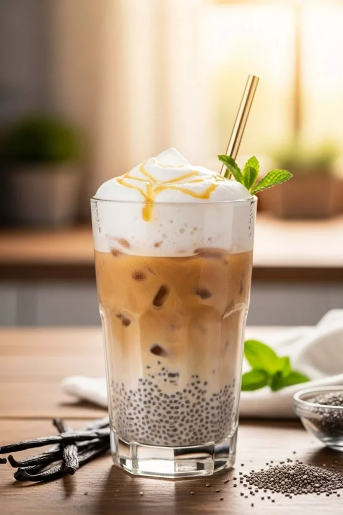 Vanilla Chia Iced Latte