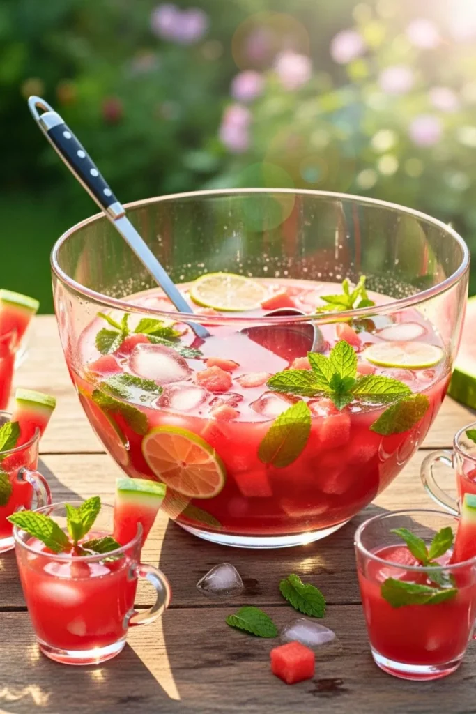 Watermelon Mint Brunch Punch