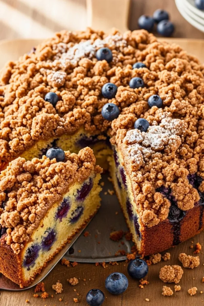 Blueberry Crumb Coffee Cake Recipe