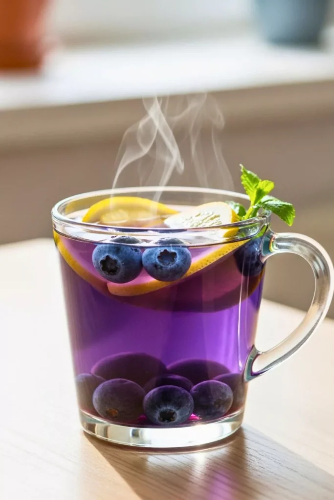 Blueberry Lemon Herbal Tea